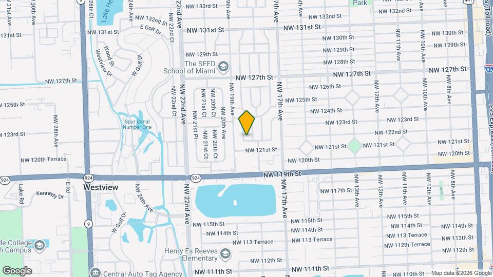 1835 NW 122nd St Map and Location Details