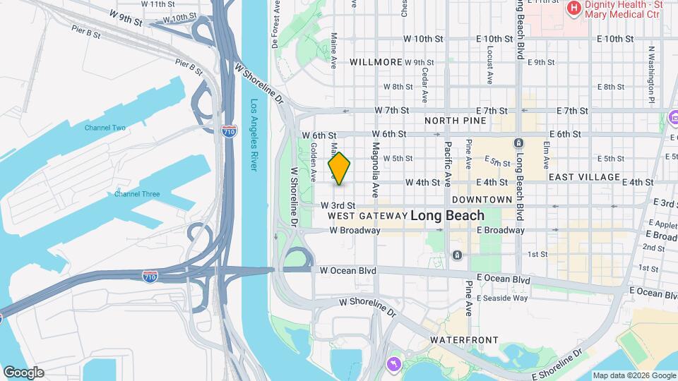 640 W 4th St, Unit 107 Mapa y Detalles de la Ubicación