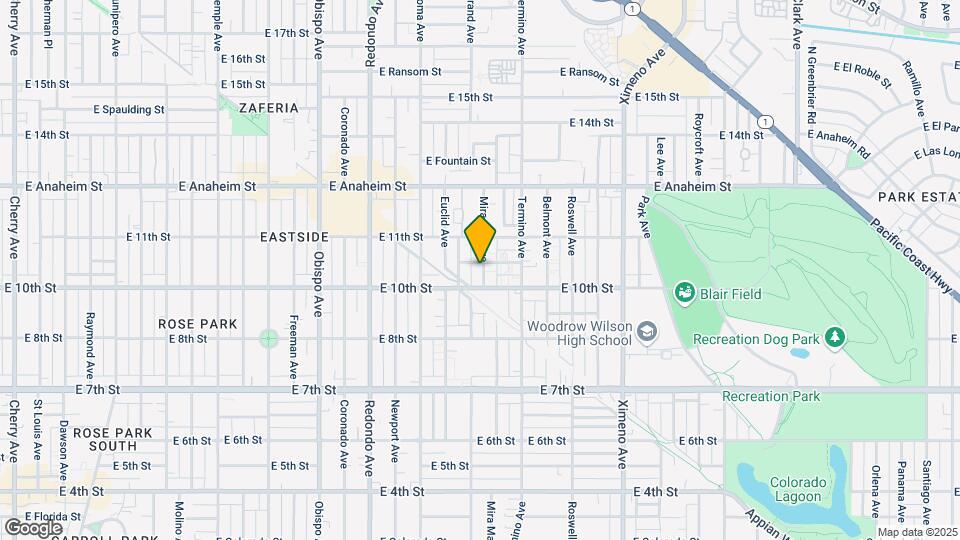 1029 Mira Mar Ave Map and Location Details