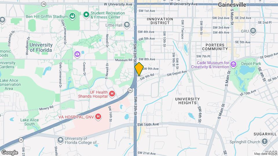 1254 SW 9th Rd Map and Location Details