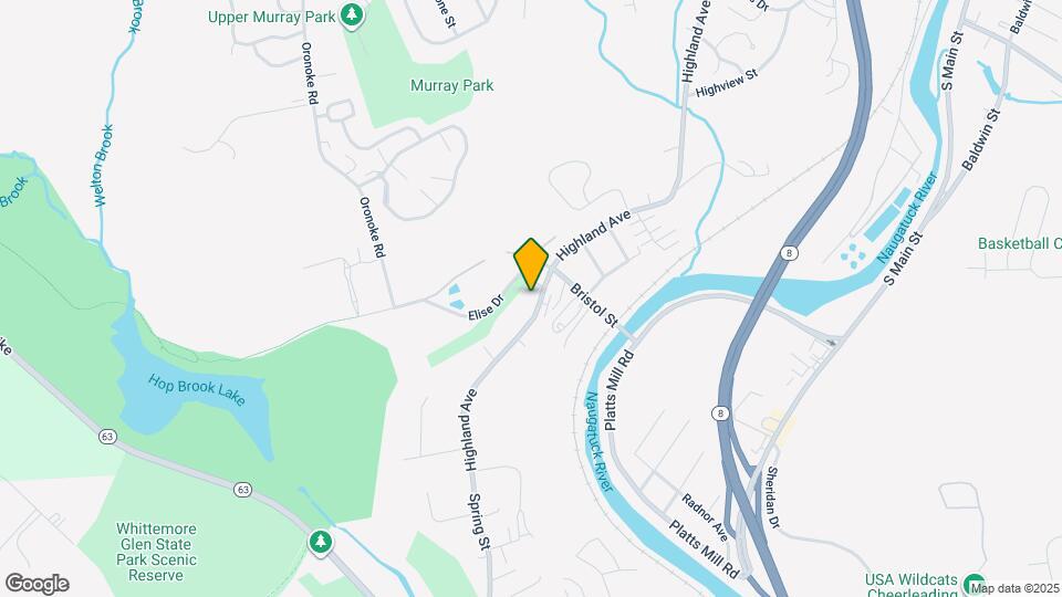 1536 Highland Ave Map and Location Details