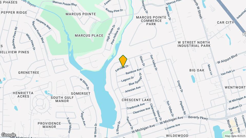 6406 Fairview Dr Map and Location Details