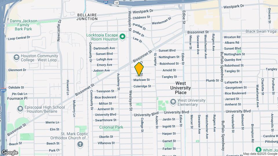 3906 Marlowe St Map and Location Details