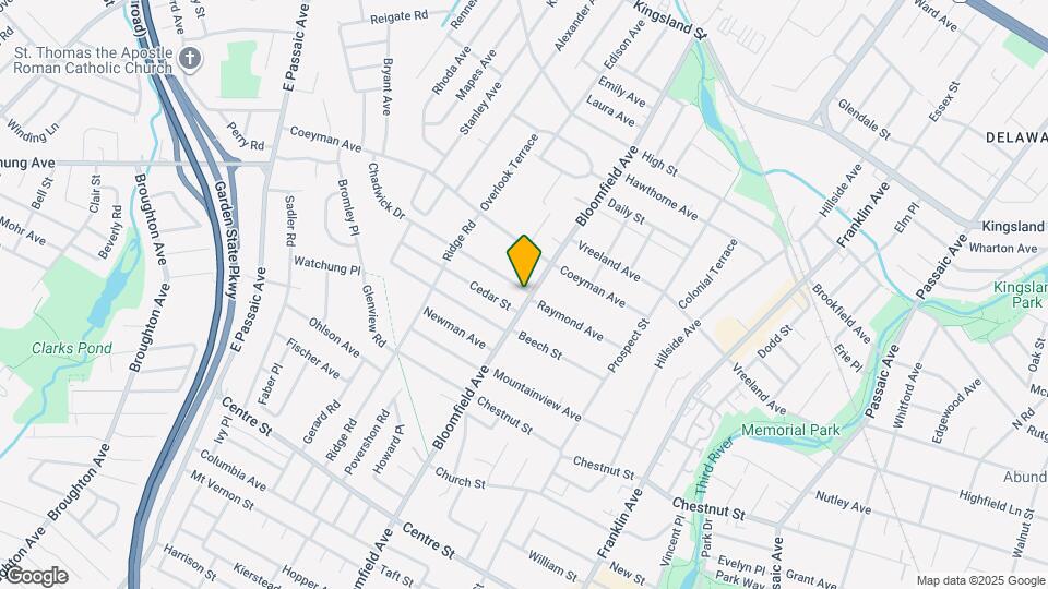 507 Bloomfield Ave Map and Location Details