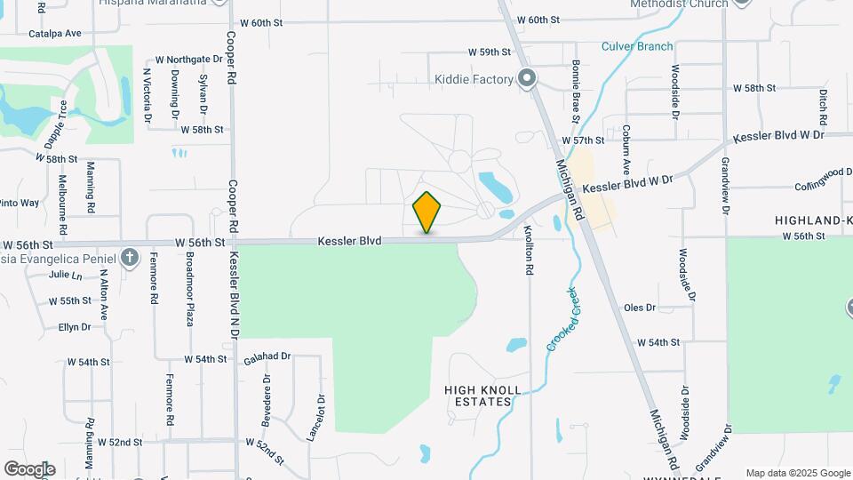 2259 W Kessler Blvd N Dr Map and Location Details