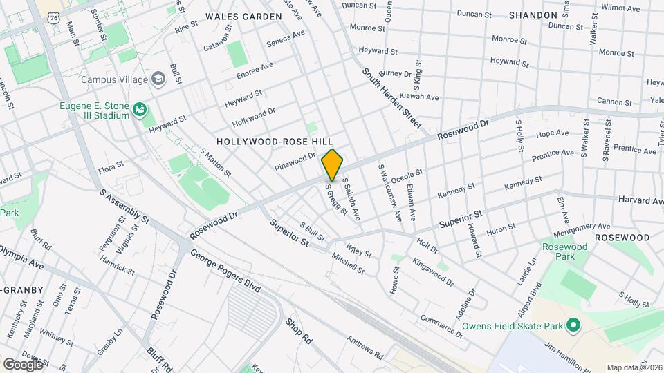 408 S Gregg St Map and Location Details