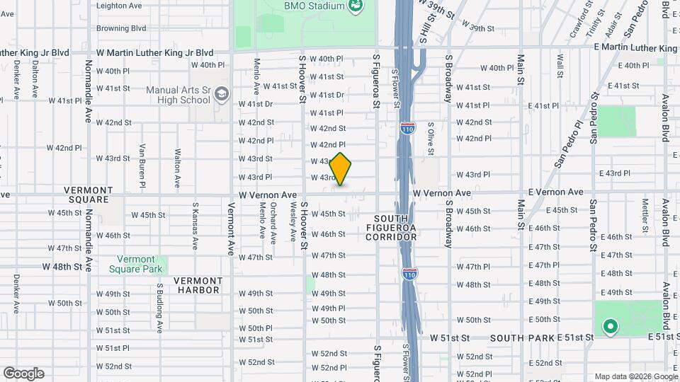 625 W Vernon Ave, Unit 2 Mapa y Detalles de la Ubicación
