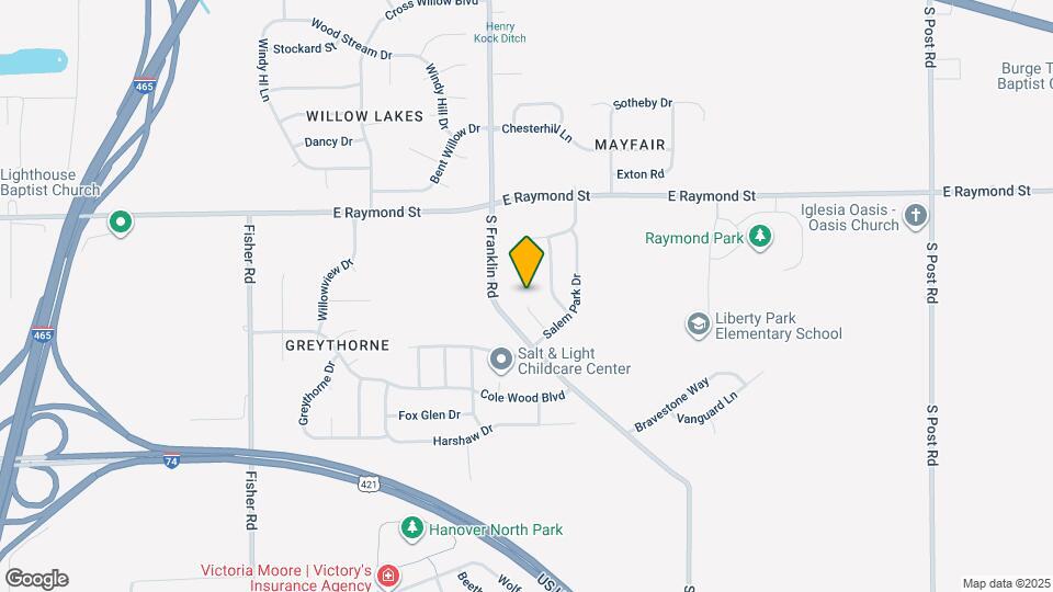 2331 Salem Park Ct Map and Location Details