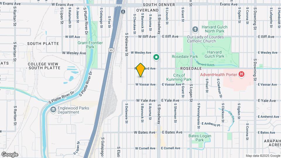 2567 S Bannock St Map and Location Details