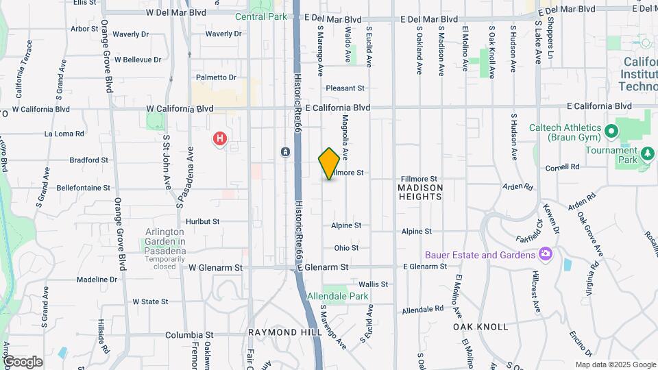 812 S Marengo Ave Map and Location Details