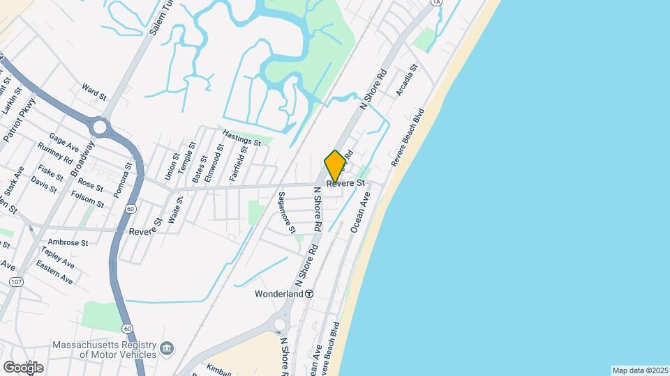 545 Revere St, Unit 2R Map and Location Details