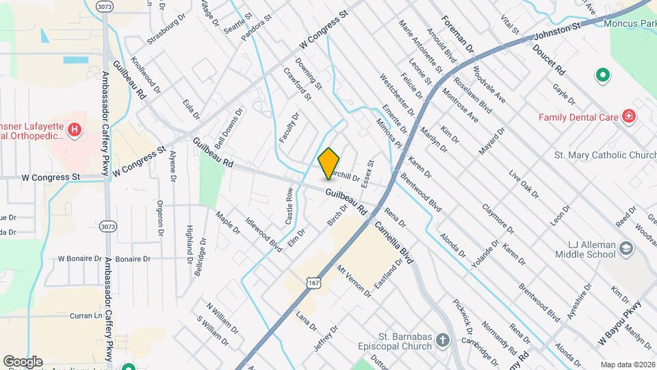 206 Guilbeau Rd Mapa y Detalles de la Ubicación