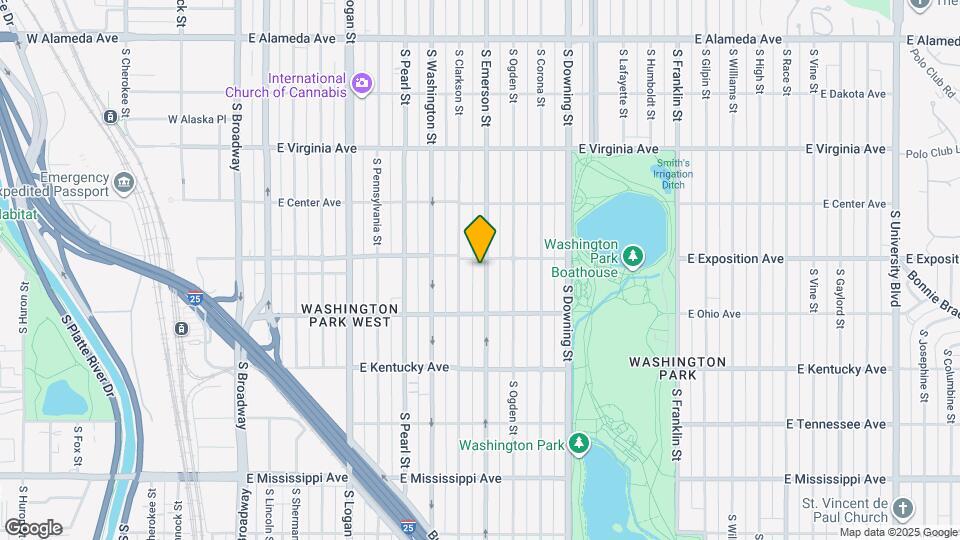 717 S Emerson St Map and Location Details