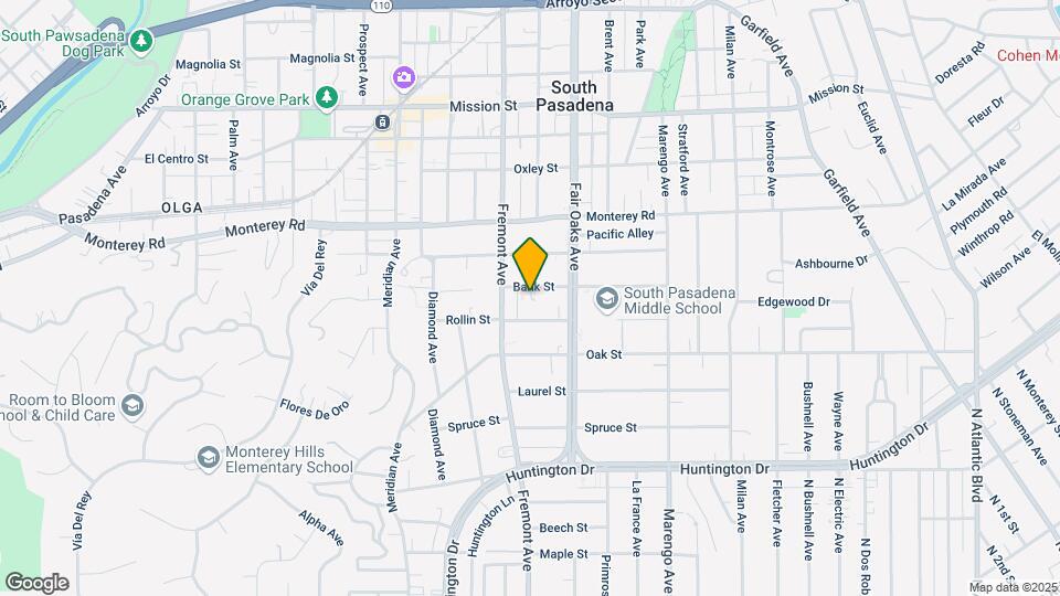 1425 Bank St Mapa y Detalles de la Ubicación