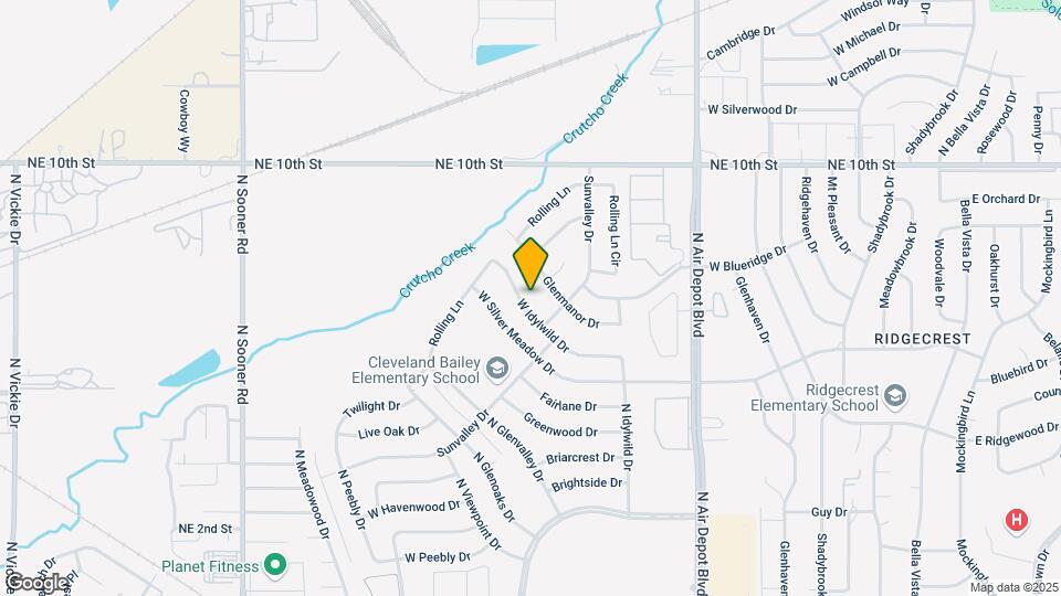929 W Idylwild Dr Map and Location Details