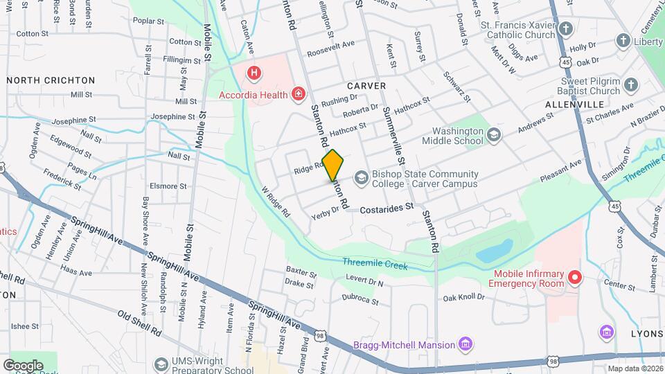 2401 Redmond St Map and Location Details