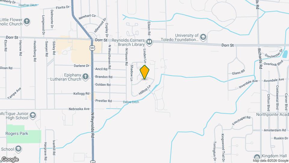 946 Linden Ln Map and Location Details