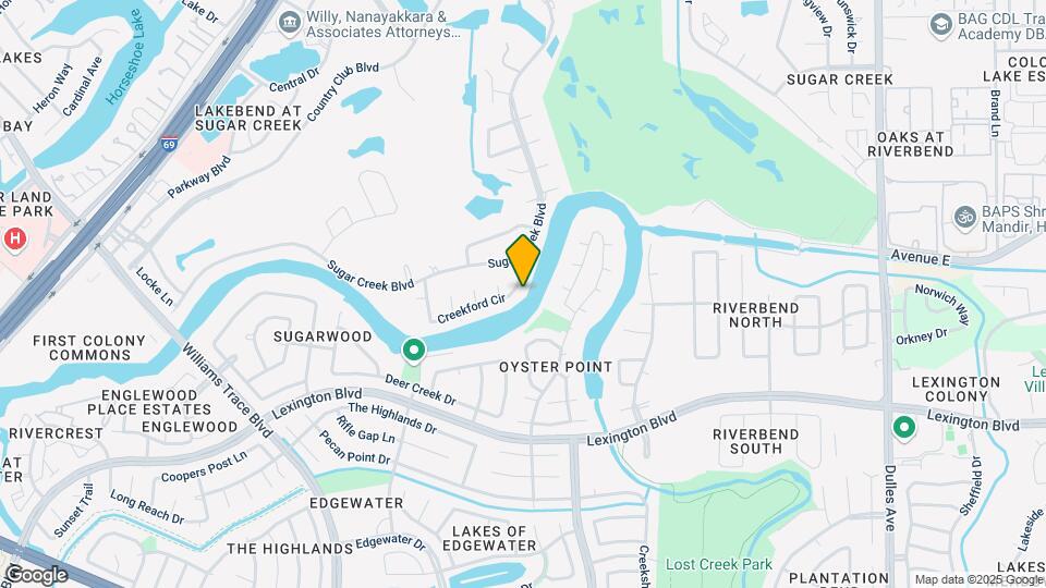1231 Creekford Cir Map and Location Details
