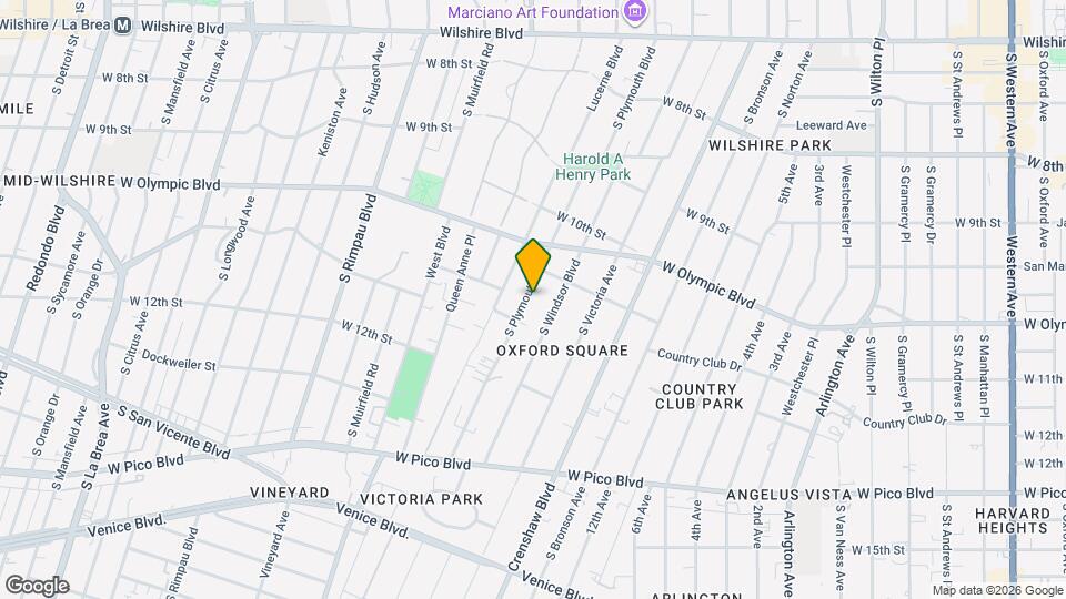 1074 S Plymouth Blvd Mapa y Detalles de la Ubicación