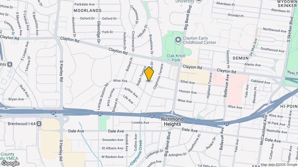 1154 Moorlands Dr Map and Location Details