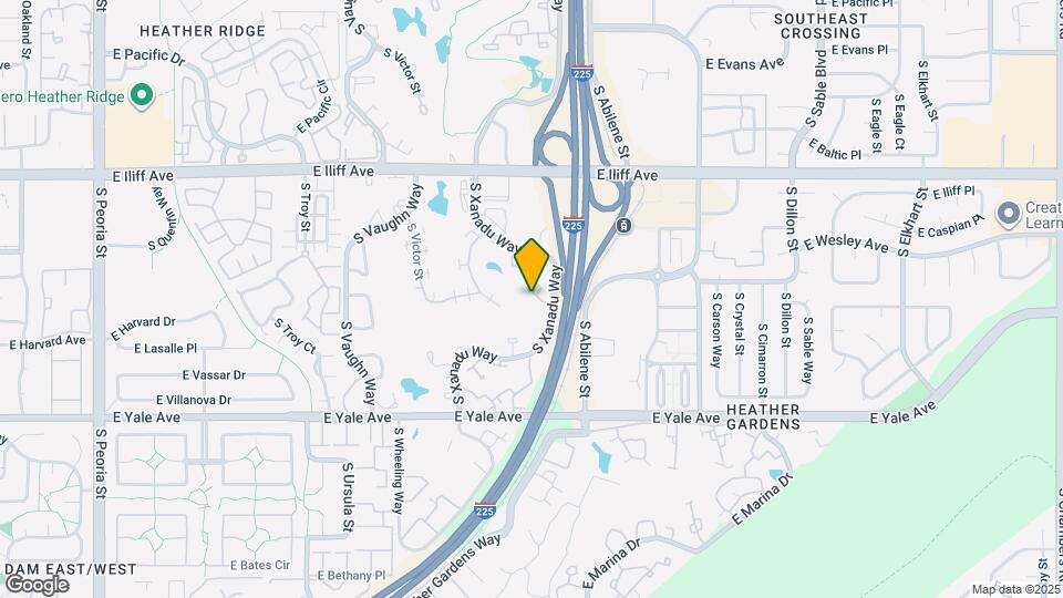 2481 S Xanadu Way Map and Location Details