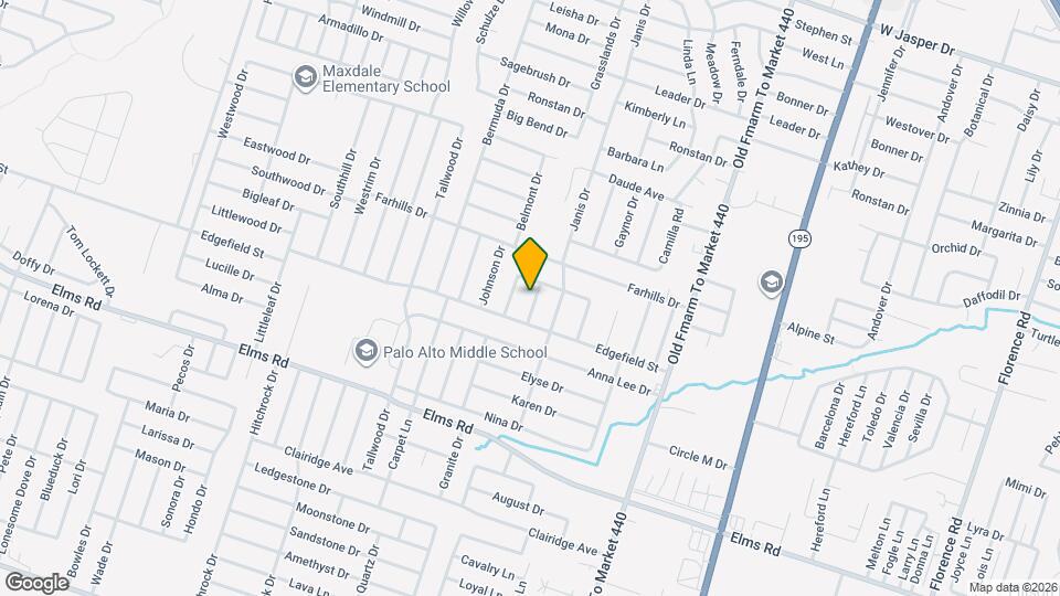 2905 Fairlane Dr Map and Location Details