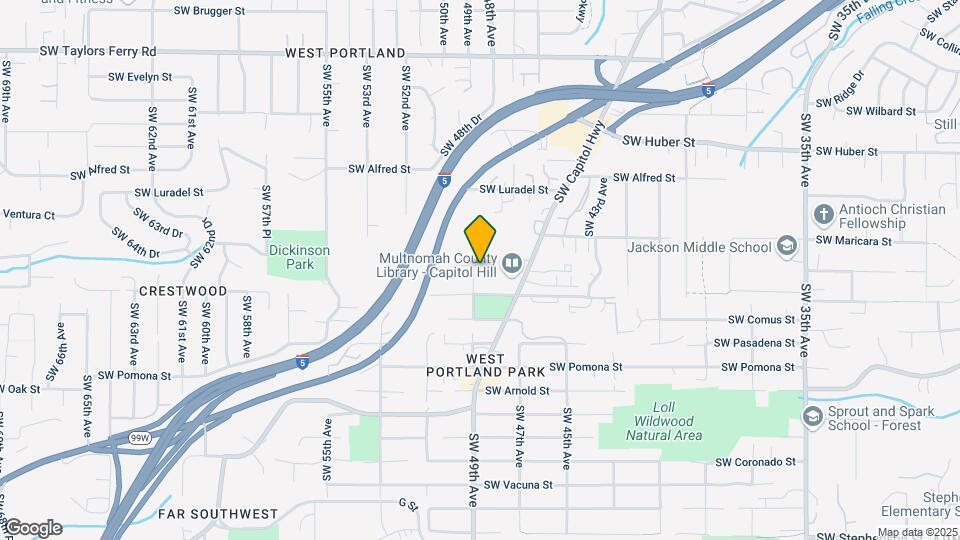 10632 SW 49th Ave Map and Location Details