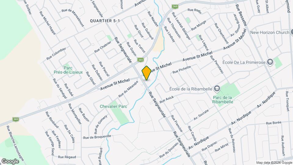 456 Seigneuriale Rue Map and Location Details