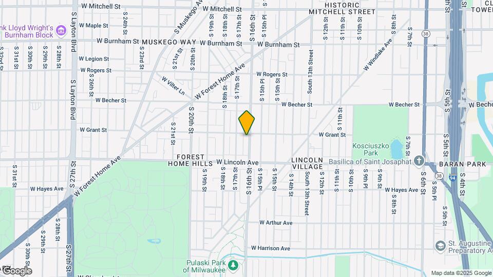 2211 S 16th St Map and Location Details