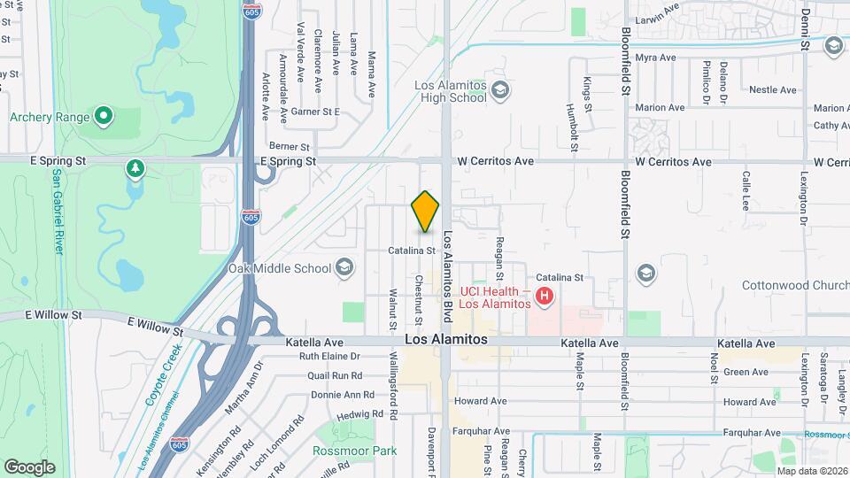 10702 Chestnut St, Unit A Map and Location Details