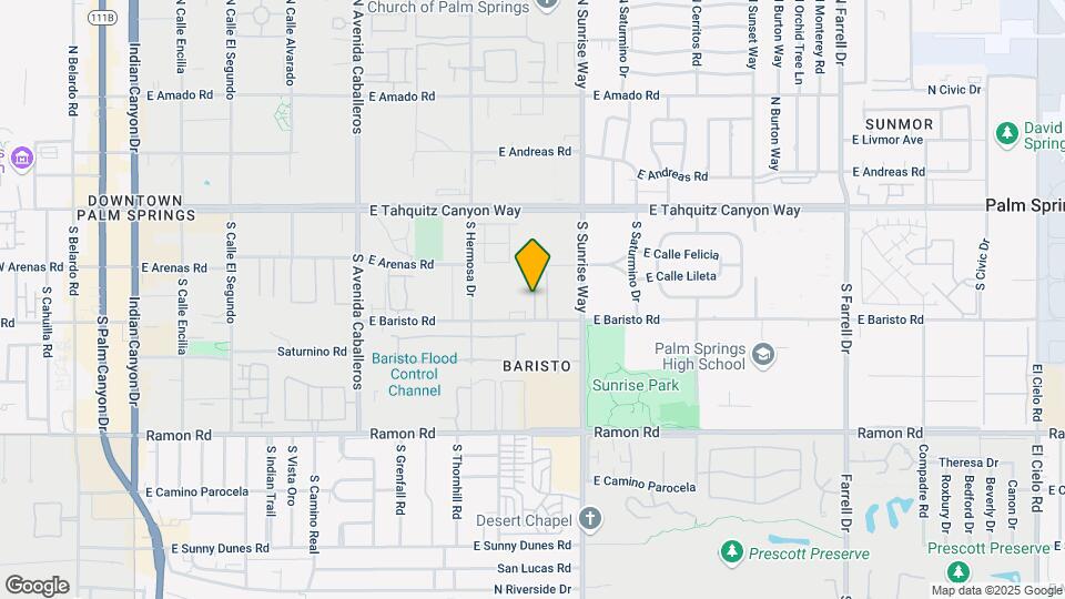 1456 E Baristo Rd Map and Location Details