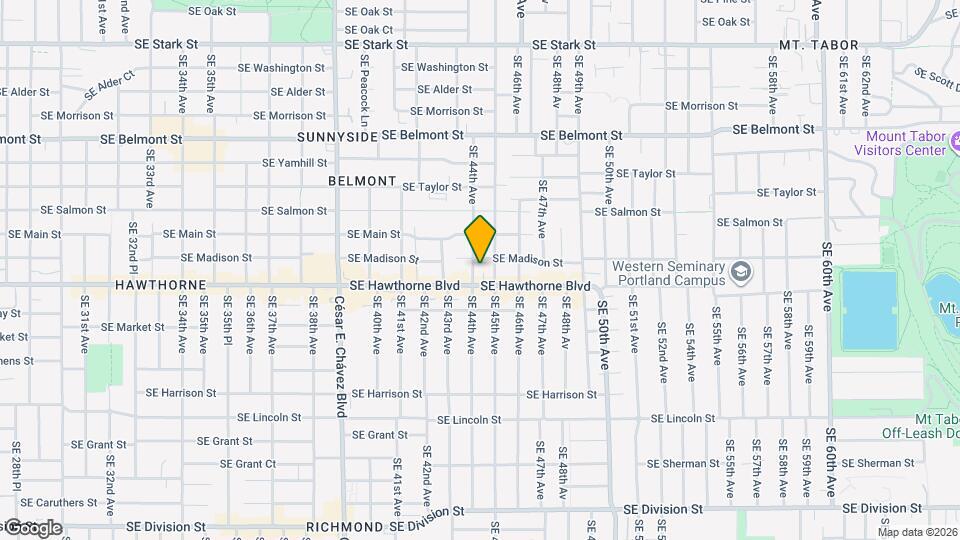 1420 SE 44th Ave Map and Location Details
