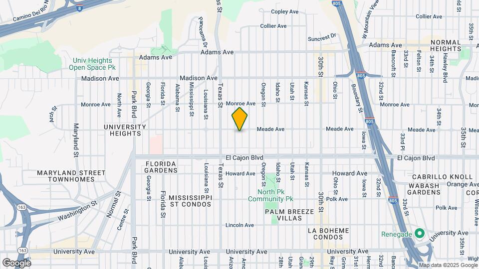 4385 Arizona St Map and Location Details