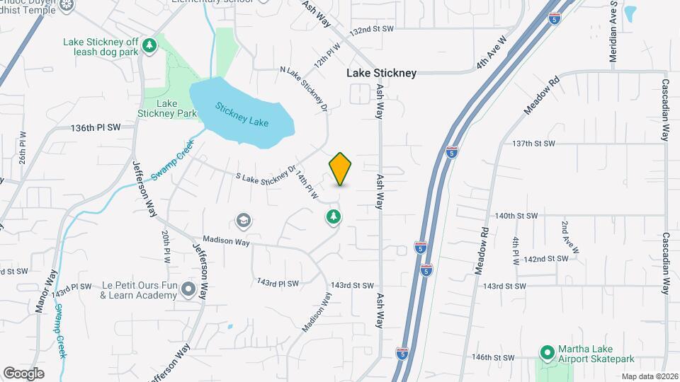 13825 12th Pl W Map and Location Details