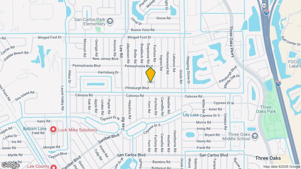 17557 Duquesne Rd Map and Location Details