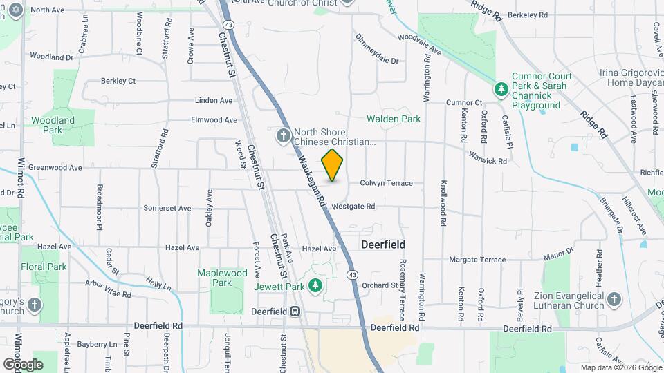 1141 Waukegan Rd Mapa y Detalles de la Ubicación