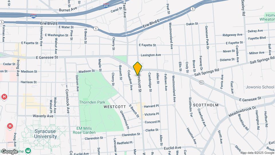 316 Westcott St Map and Location Details