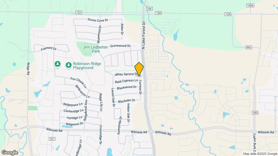 5000 Bald Cypress Ln Map and Location Details
