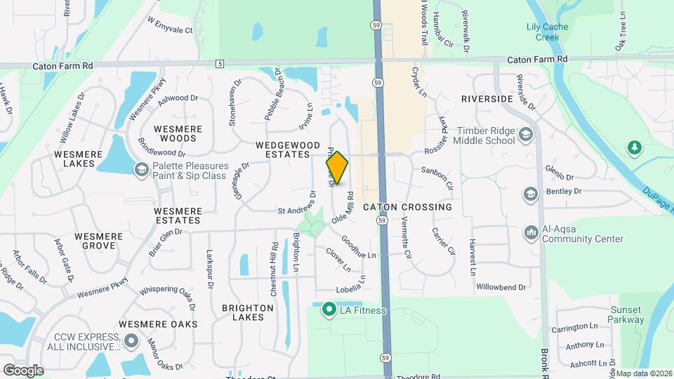 2012 Primrose Dr Map and Location Details