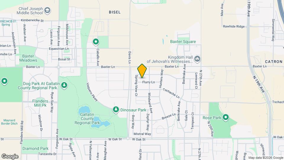 3139 Flurry Ln Map and Location Details