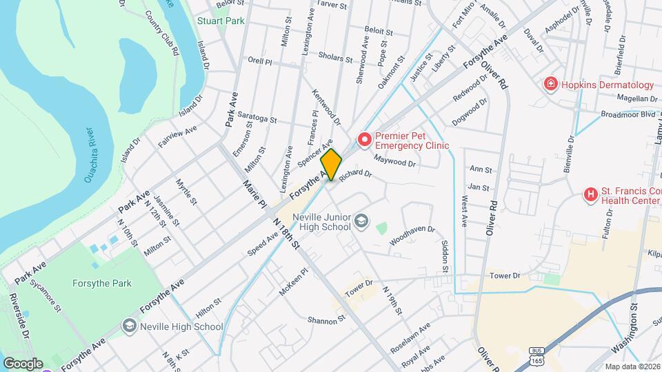 1901 Richard Dr Map and Location Details