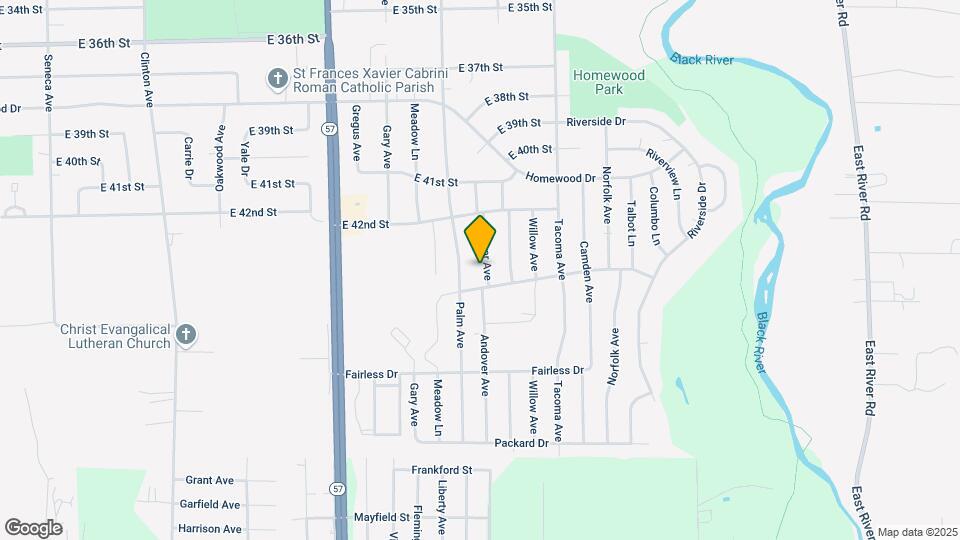 4316 Andover Ave Map and Location Details