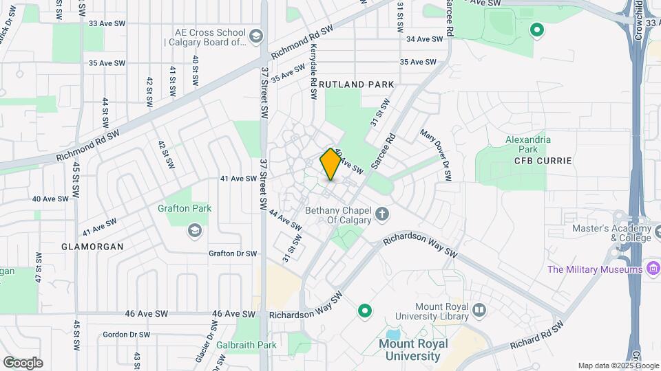 Sarcee Meadows Housing Co-Op Map and Location Details