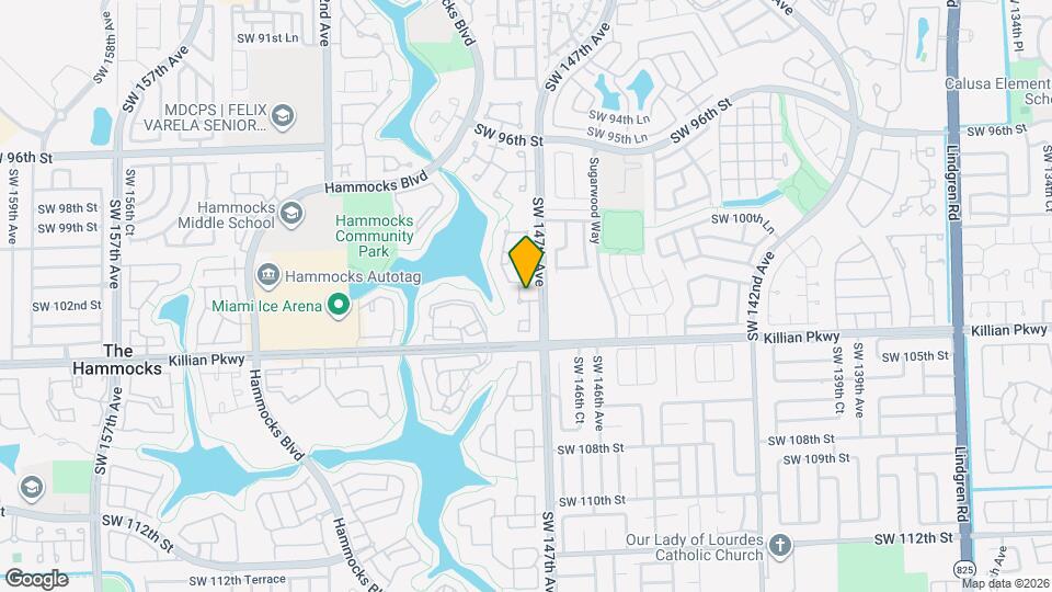 14739 SW 102nd Terrace Map and Location Details