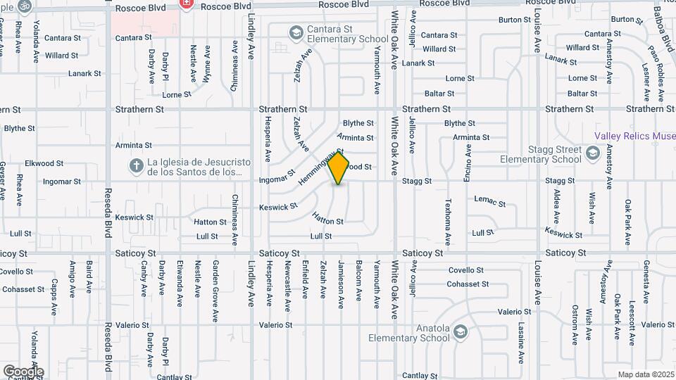 7756 Zelzah Ave Map and Location Details