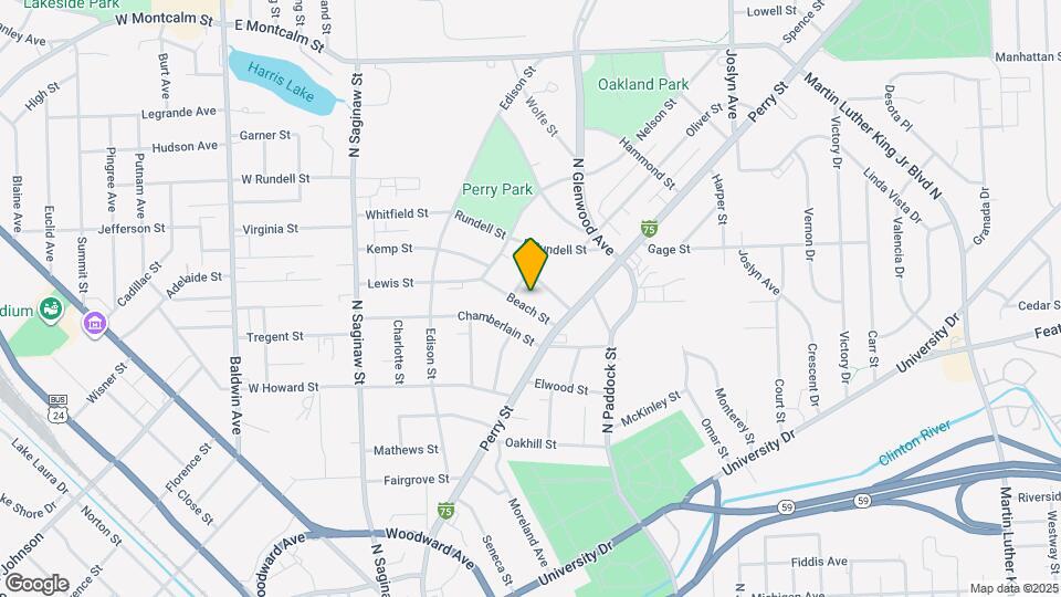 1620-20 W Huron St Map and Location Details