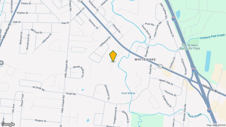 230 Creek Wood Rd Map and Location Details
