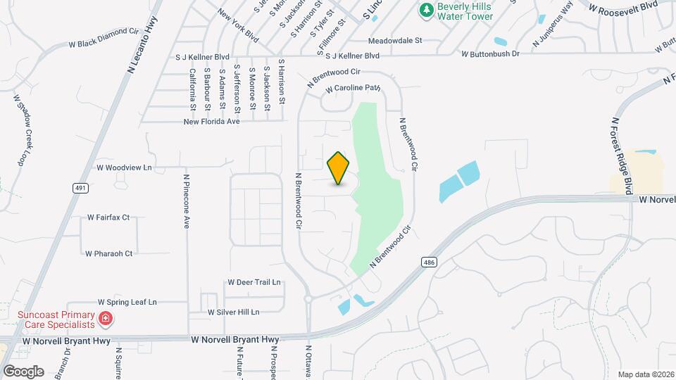 1819 W Nicole Dr Map and Location Details