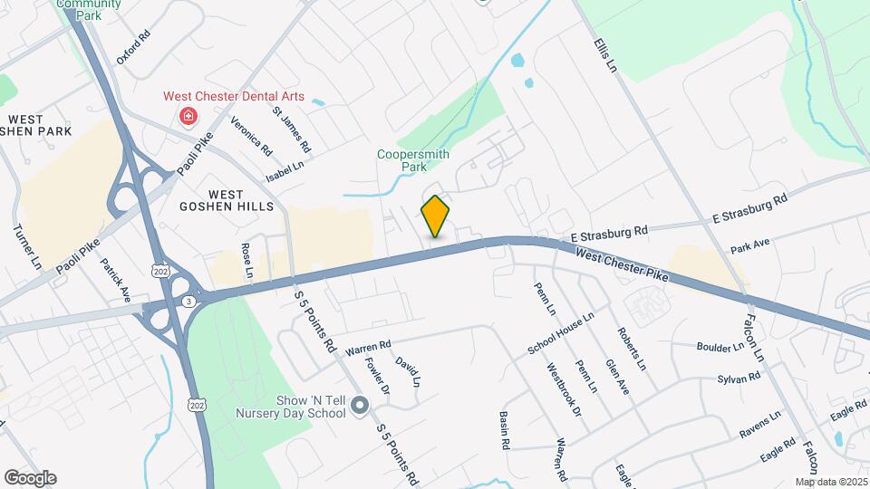 1135 West Chester Pike Map and Location Details
