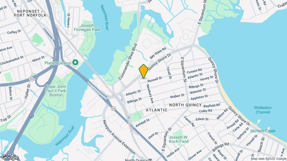 8 Russell St, Unit 3 Map and Location Details